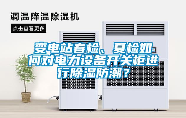 變電站春檢、夏檢如何對電力設備開關柜進行除濕防潮？