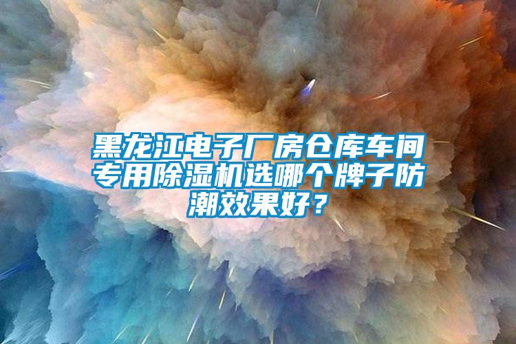 黑龍江電子廠房倉庫車間專用除濕機選哪個牌子防潮效果好？