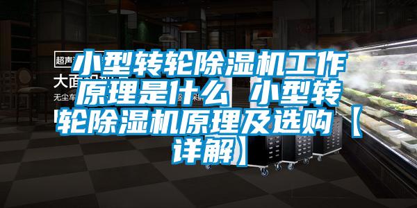 小型轉輪除濕機工作原理是什么 小型轉輪除濕機原理及選購【詳解】