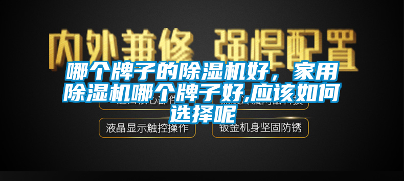 哪個牌子的除濕機好，家用除濕機哪個牌子好,應該如何選擇呢