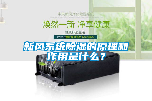 新風系統除濕的原理和作用是什么？